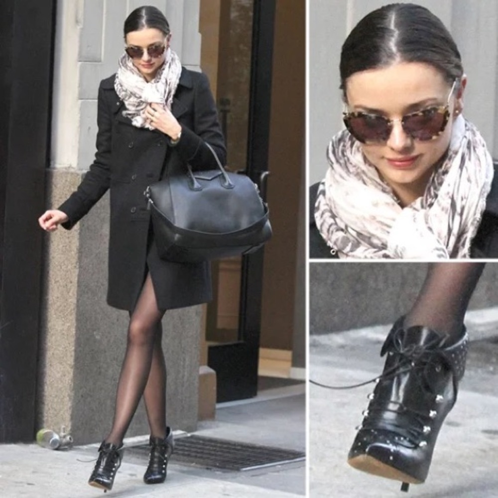 Brand New Tabitha Simmons Black Napa leather wicked Boots size 40